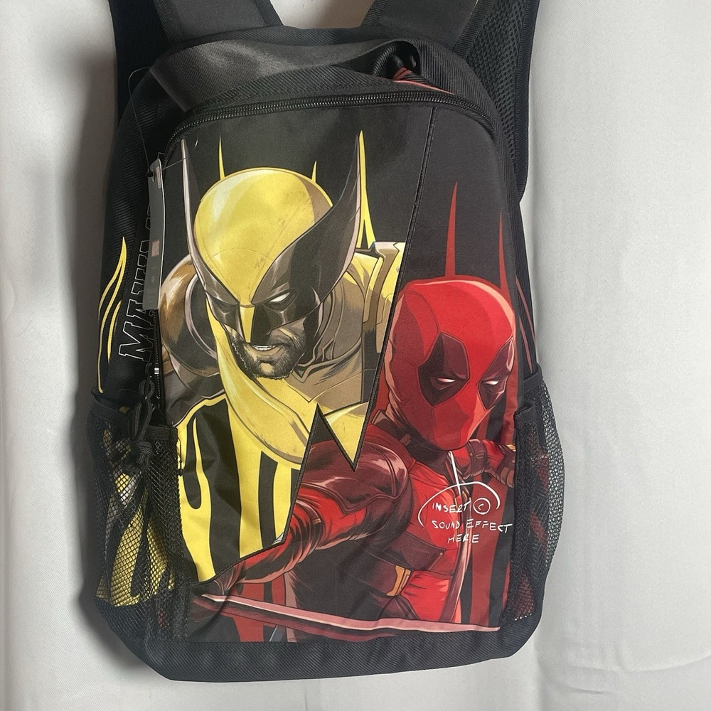 Marvel‎ Deadpool & Wolverine Split Bioworld Backpack New With Tag